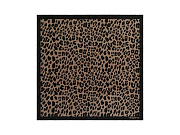 Шелковый платок Léopardo Brown-black
