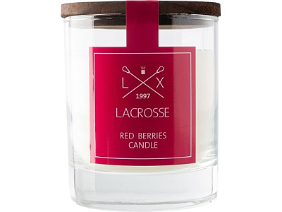 Свеча ароматическая в стекле «Красные ягоды»