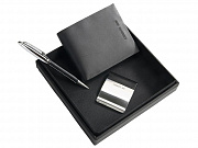 Подарочный набор: портмоне, зажим для денег, ручка шариковая