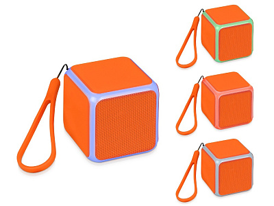 Портативная беспроводная колонка Cube с подсветкой и Bluetooth (блютус)