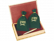 Набор «Бриг»: портмоне, визитница, ручка шариковая