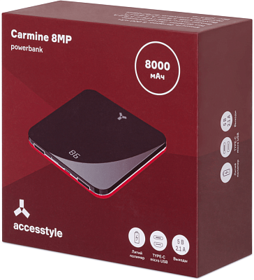 Внешний аккумулятор Accesstyle Carmine 8MP