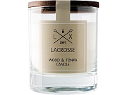 Свеча ароматическая в стекле «Дерево & Тонка»