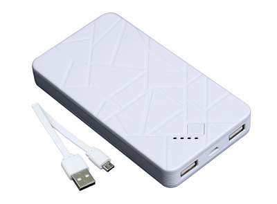 Универсальное зарядное устройство 8 000 MAH power bank под нанесение логотипа